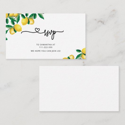 Kleine Süsse UAWG Begleitkarte (Vorne/Hinten)