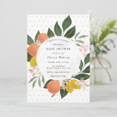 Kleine Süsse über die Way Baby Shower Einladung (Stehend Vorderseite)