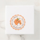 Kleine Süsse unterwegs | Niedliche Orange Baby Dus Geschenkanhänger (Beispiel)