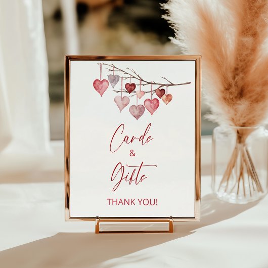 Kleine süße Valentines Karten und Geschenke Poster