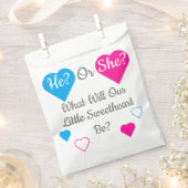 Kleine, süße Valentinstag Genderdarstellung Geschenktütchen (Ausgeschnitten)