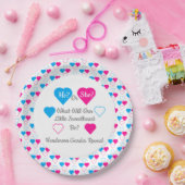 Kleine, süße Valentinstag Genderdarstellung Pappteller (Party)