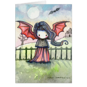 Kleine Süsse Vampire Card