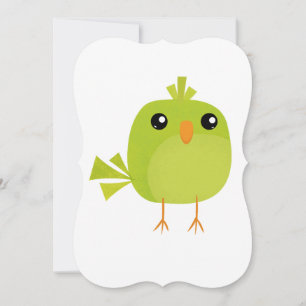 Kleine süße Vögel Einladung