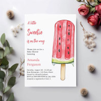 Kleine süße Wassermelone Pop Stick Baby Dusche