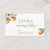 Kleine Süsse, wie groß ist Mama's Bauchspeicheldrü Begleitkarte (Vorderseite)