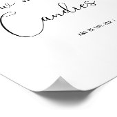 Kleine Süsse wie viele Bonbons Poster (Ecke)