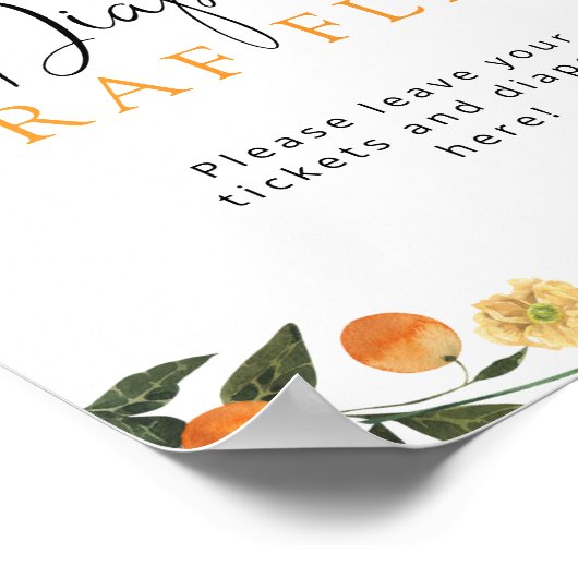 Kleine Süsse-Windeln Poster (Ecke)