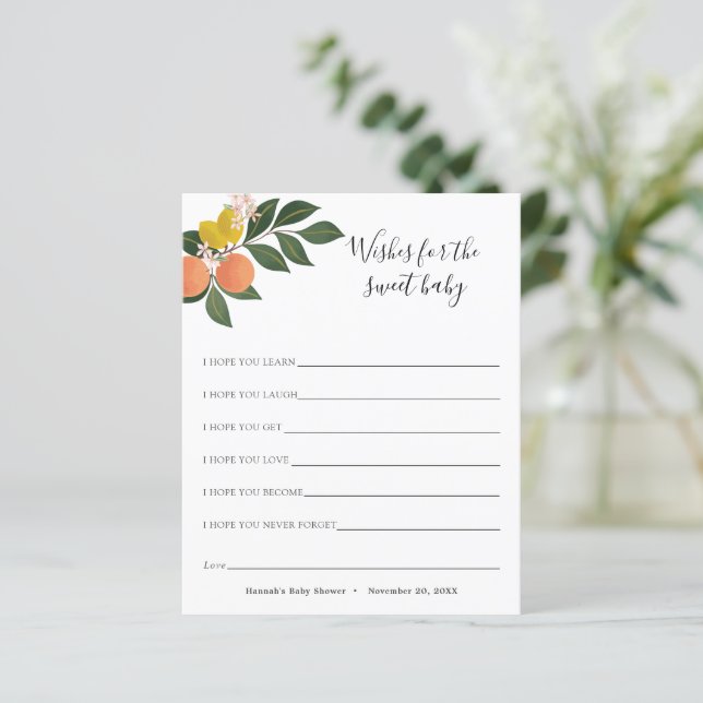 Kleine Süsse wünscht sich das Baby (Stehend Vorderseite)