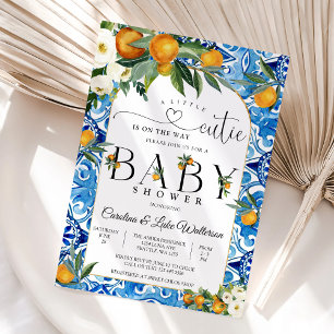 Kleine Süße Zitrone Baby Shower Einladung