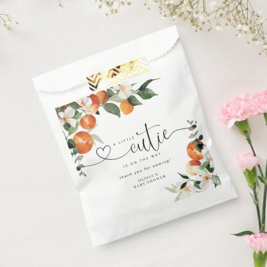 Kleine Süsse Zitrusfrüchte Babydusche Geschenktütchen (Versiegelt)