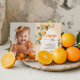 Kleine Süsse Zitrusfrüchte Geburtstagsparty Foto V Einladung