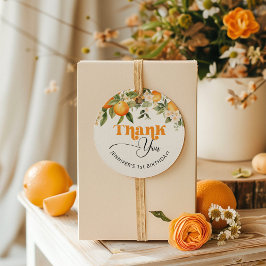 Kleine Süsse Zitrusfrüchte Orangen Geburtstag dank Geschenkanhänger