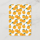 Kleine Süssen Babydusche Windelwanne Umschließung Begleitkarte (Rückseite)