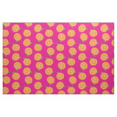 Kleine Süssen Mandarinen Zitrusfrüchte Rosa Stoff (Fat Quarter (45,7 x 55,9 cm))