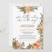 Kleine Süssen mit zwei oder mehreren Babyduschen Einladung (Vorderseite)