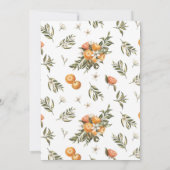 Kleine Süssen mit zwei oder mehreren Babyduschen Einladung (Rückseite)