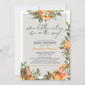 Kleine Süssen mit zwei oder mehreren Babyduschen Einladung (Vorderseite)