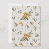 Kleine Süssen mit zwei oder mehreren Babyduschen Einladung (Rückseite)