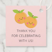 Kleine Süssen Twins Kinderdusche Geschenkanhänger (Rückseite)