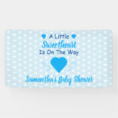 Kleine Sweetheart Baby Dusche Banner (Horizontal)