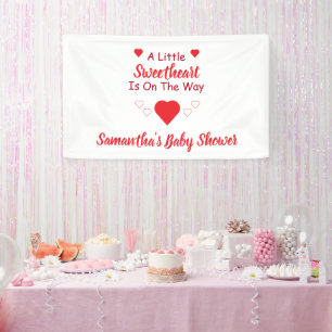 Kleine Sweetheart Baby Dusche Banner