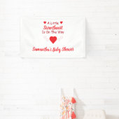 Kleine Sweetheart Baby Dusche Banner (InSitu)