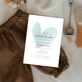 Kleine Sweetheart Baby Dusche Einladung