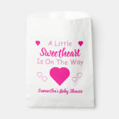 Kleine Sweetheart Baby Dusche Geschenktütchen (Vorderseite)