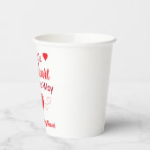 Kleine Sweetheart Baby Dusche Pappbecher (Links)