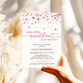 Kleine Sweetheart Babydusche Einladung, Babydusche Einladung