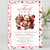 Kleine Sweetheart Bear Baby Dusche Einladung