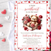 Kleine Sweetheart Bear Baby Dusche Einladung