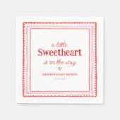 Kleine Sweetheart Valentine-Dusche Serviette (Vorderseite)