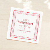 Kleine Sweetheart Valentine-Dusche Serviette
