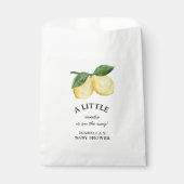 Kleine Sweetie Lemon Baby Dusche Geschenktütchen (Vorderseite)