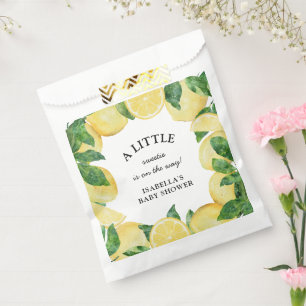 Kleine Sweetie Lemon Baby Dusche Geschenktütchen