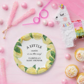 Kleine Sweetie Lemon Baby Dusche Pappteller (Party)