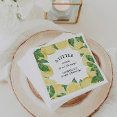 Kleine Sweetie Lemon Baby Dusche Serviette