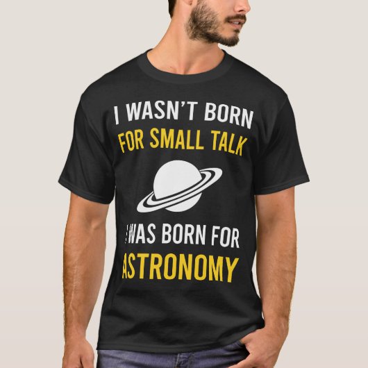Kleine Talk Astronomie T-Shirt (Vorderseite)