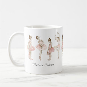 Kleine Tänzer Ballerina Rosa Mädchen Geburtstag Kaffeetasse
