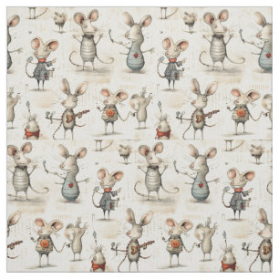 Kleine Tänzer: Whimsy Mäuse Stoff