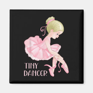 Kleine Tänzerin Ballerina Girl Ballett Tanz Kinder Magnet