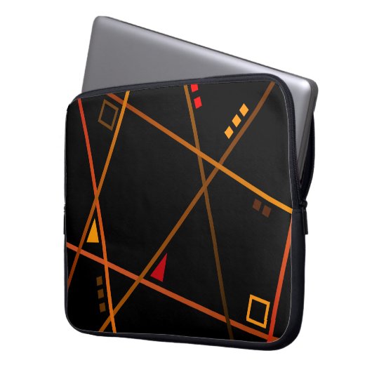 Kleine Tasche Rechner - Modell „Abstract geometry (Vorderseite Links)