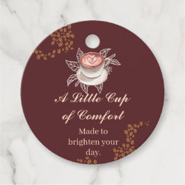 Kleine Tasse Trost Kaffee-Geschenkanhänger Geschenkanhänger