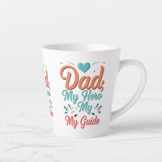 Kleine Tasse - "Vater: Mein Held, mein Guide" (12  (Rechts)