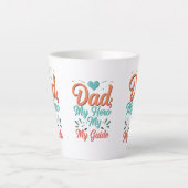 Kleine Tasse - "Vater: Mein Held, mein Guide" (12  (Vorderseite)