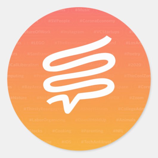 Kleine Telepath-Aufkleber, 1,5", Blatt mit 20 Runder Aufkleber (Vorderseite)