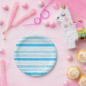 Kleine Teller aus blauem Cracklein (Party)