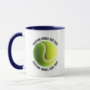 Kleine Text NAVY BLAU Kombination 325g Custom Tenn Tasse